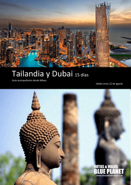 Tailandia y Dubai 15 días - blue planet rutas y viajes