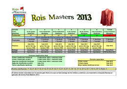 Folleto Resumen Rois Master 2013