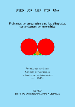 Libro OLCOMA - Olimpiadas Costarricenses de Matemática