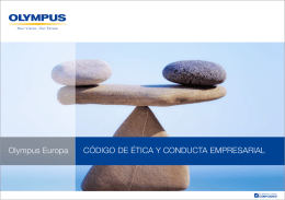 CÓDIGO DE ÉTICA Y CONDUCTA EMPRESARIAL Olympus Europa
