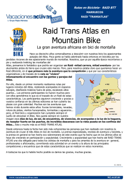 Raid Trans Atlas en Mountain Bike