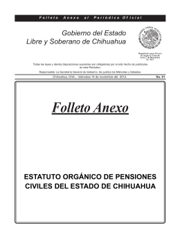 Folleto Anexo - Pensiones Civiles del Estado de Chihuahua