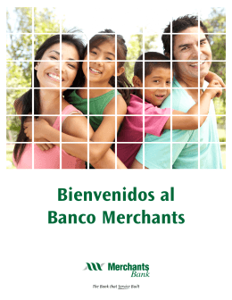 Bienvenidos al Banco Merchants