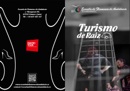 folleto turismo de raiz 1 - Escuela de Flamenco de Andalucía