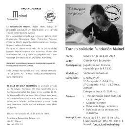 folleto 20124.pub - Fundación Mainel