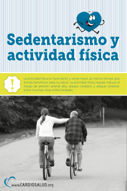 Sedentarismo y actividad física - Comisión Honoraria para la Salud