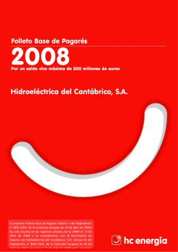 FOLLETO BASE PAGARÉS 2008 DEFINITIVO