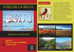 Aves de La Rioja - Aves Argentinas