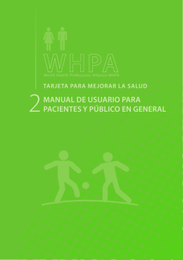 manual de usuario para pacientes y público en general