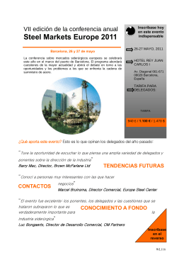 Folleto - Steel Business Briefing