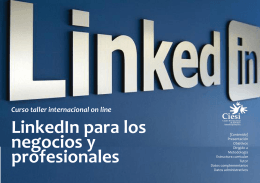 LinkedIn para los negocios y profesionales