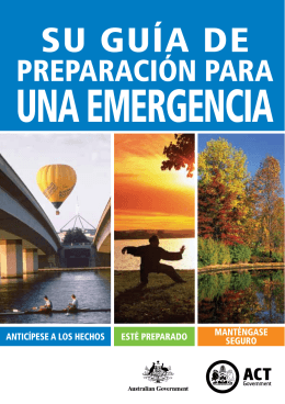 Spanish Guide to Planning For An Emergency