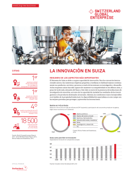 Innovaciones - Switzerland Global Enterprise