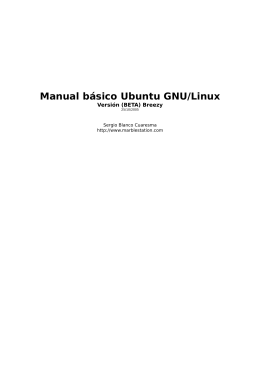 Manual básico Ubuntu GNU/Linux