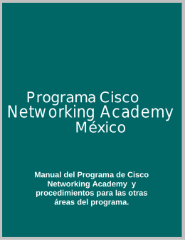 Cisco Networking Academy México