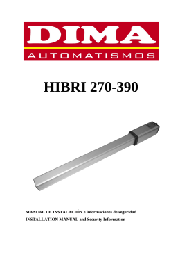 HIBRI 270-390 - Dima Automatismos