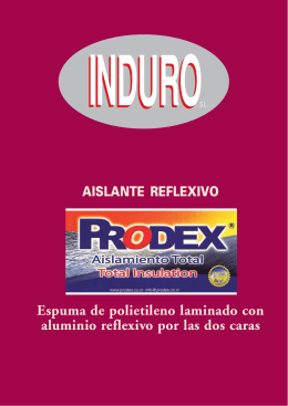 folleto prodex - induro