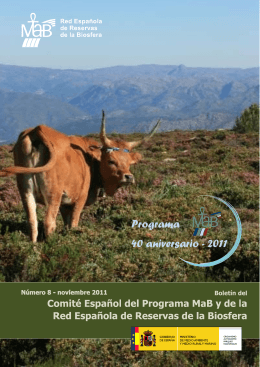 Boletín de la Red Española de Reservas de la Biosfera. Nº 8