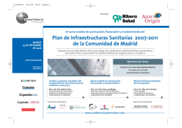 Plan de Infraestructuras Sanitarias 2007-2011 de