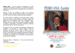 folleto de pedro ania - Ayuntamiento de Sariñena