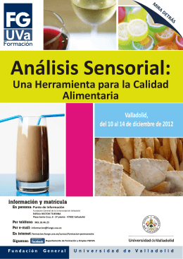 2012 ANÁLISIS SENSORIAL Folleto.cdr
