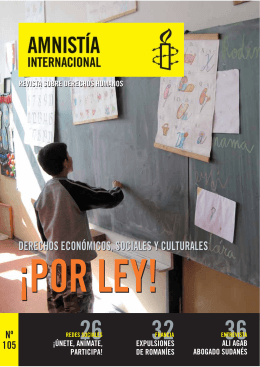 nº 105 Noviembre - Diciembre 10 - Amnistía Internacional Argentina