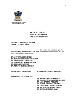Mayo 20 - Municipalidad de Papudo