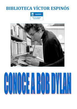 Conoce a Bob Dylan