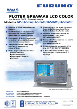 PLOTER GPS/WAAS LCD COLOR