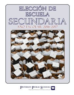Secundaria - Paterson Public Schools