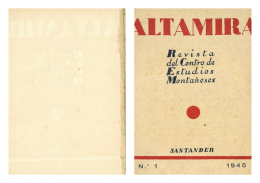Altamira Año 1945 - Centro de Estudios Montañeses