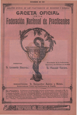Año XVII. Nº. 160 Diciembre 1921