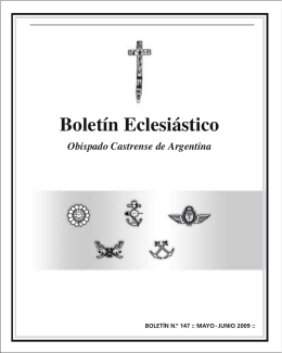 boletin 147 - Obispado Castrense de Argentina