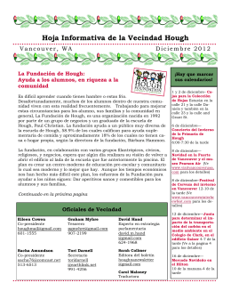 Hough Newsletter Spanish December 2012.pub