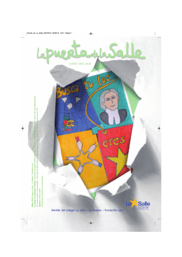 Revista del Colegio La Salle - La Paloma