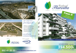 Residencial Florestta Valdebebas Fase II (Madrid) – Folleto