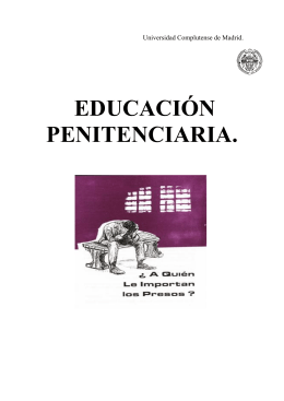 educación penitenciaria