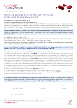 PDF Formulario de consentimiento informado para Mujeres