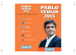 Díptico | Pablo Yedlin 2015 – Presentación