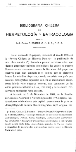 Artículo - Revista Chilena de Historia Natural