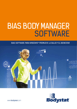 BIAS BODY MANAGER SOFTWARE