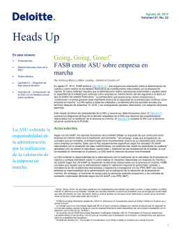 Heads Up - IAS Plus