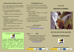 folleto-curso-Curso Online de Apicultura ecológica