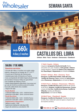 castillos del Loira
