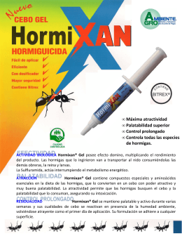 folleto hormixan - Productos y Soluciones para el Control de Plagas