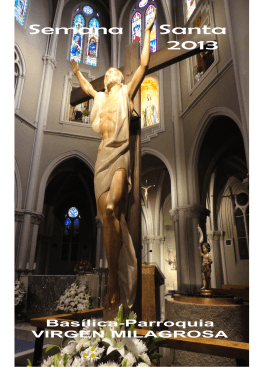 pregón de semana santa - Basilica Parroquia Virgen Milagrosa