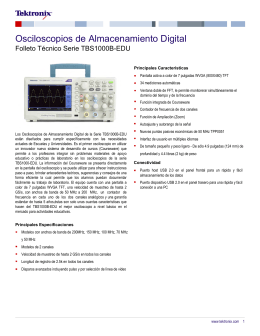 TBS1000B-EDU Digital Storage Oscilloscope