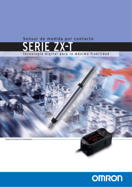 ZX-T Series Folleto - Omron Electronics GmbH