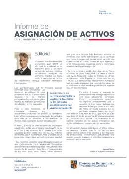 Informe de ASIGNACIÓN DE ACTIVOS