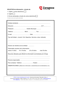 formulario(documento pdf) - Ayuntamiento de Zaragoza